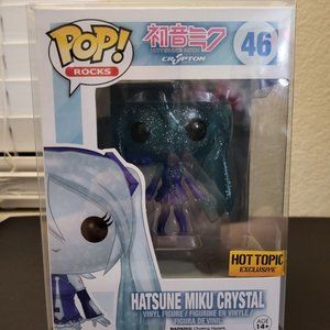 Hatsune Miku Crystal Hot Topic Exclusive Funko Pop